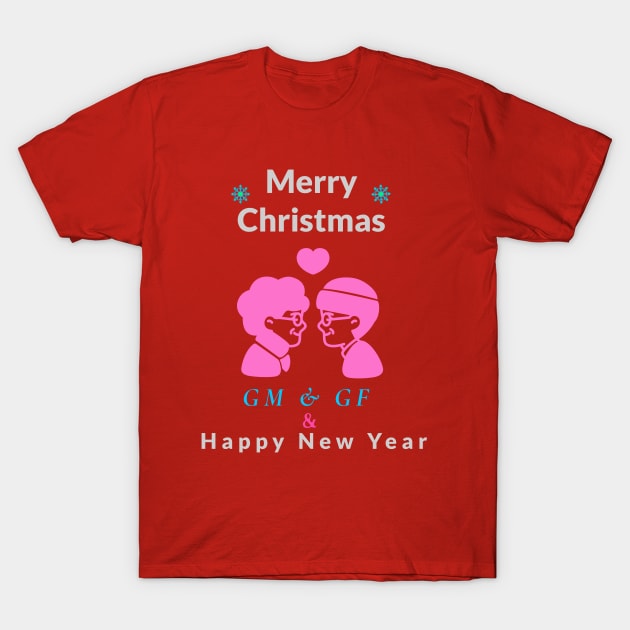 Merry christmas and happy new year family T-Shirt by ATime7